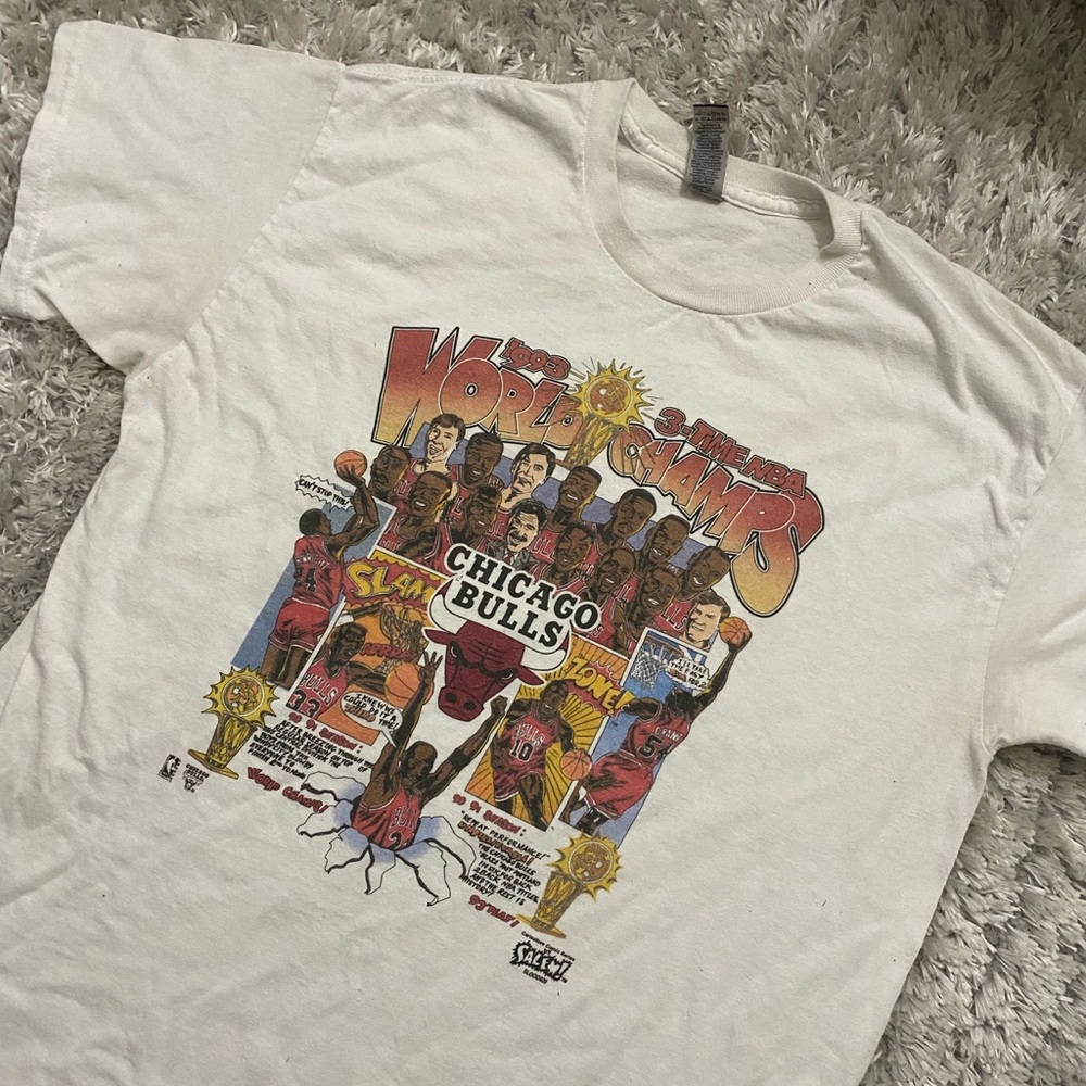 Vintage 1993 Chicago Bulls World Champs Tee